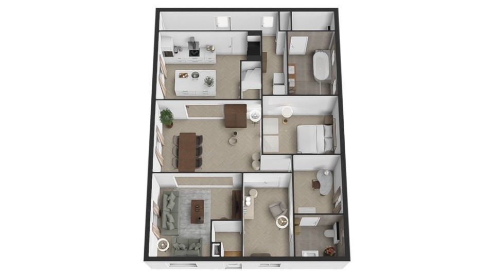 mediumsize floorplan